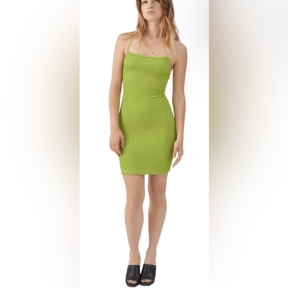Urban Outfitters Dresses & Skirts - Urban Outfitters Green Tyra Spaghetti Strapped Bodycon Dress Size XS